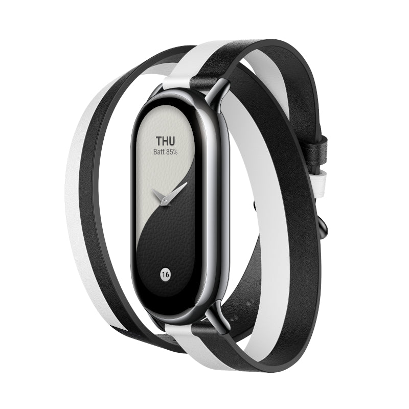 Xiaomi Smart Band 8 Double Wrap Strap - Black and white - Stellar Technologies