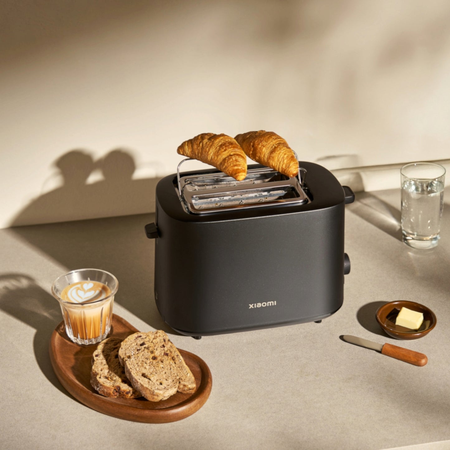 Xiaomi Dual Wide-Slot Toaster-Black - Stellar Technologies