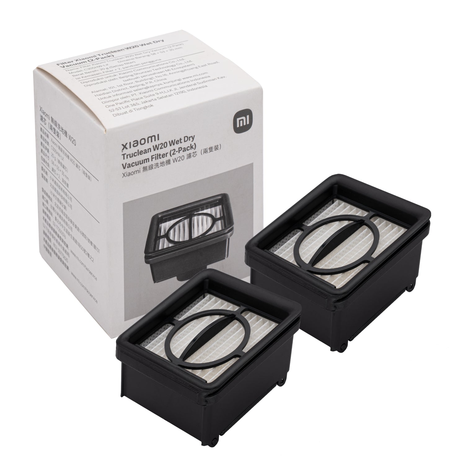 Xiaomi Truclean W20 Wet Dry Vacuum Filter 2-Pack - Stellar Technologies