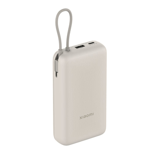 Xiaomi 33W Power Bank 20000mAh (Integrated Cable) - Tan - Stellar Technologies