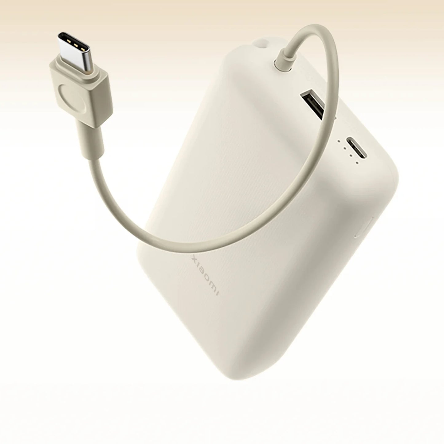 Xiaomi 33W Power Bank 20000mAh (Integrated Cable) - Tan - Stellar Technologies
