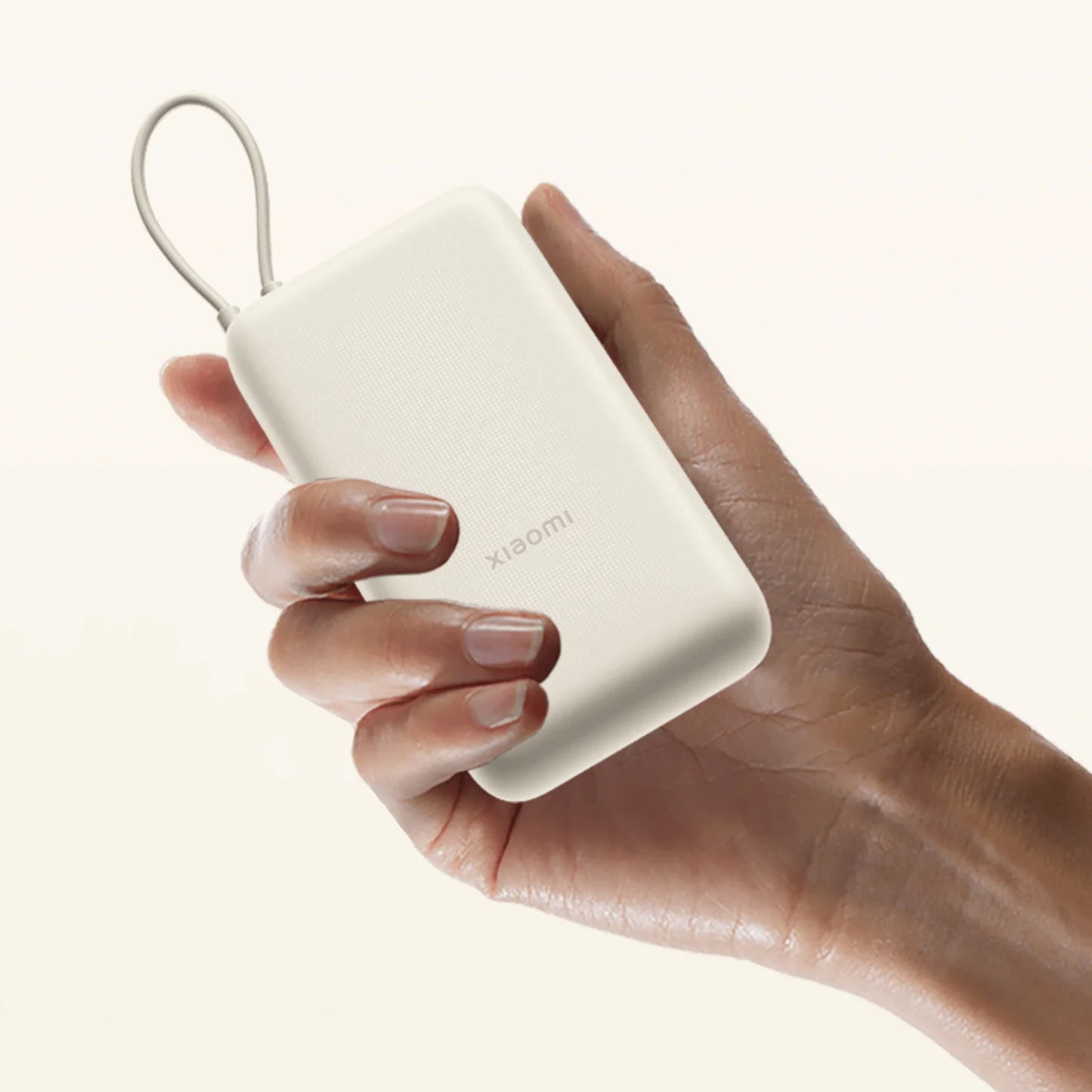 Xiaomi 33W Power Bank 20000mAh (Integrated Cable) - Tan - Stellar Technologies