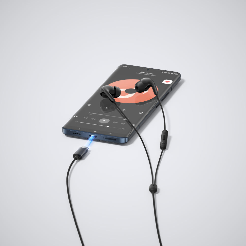 Xiaomi In-Ear Headphones Type C - Black - Stellar Technologies