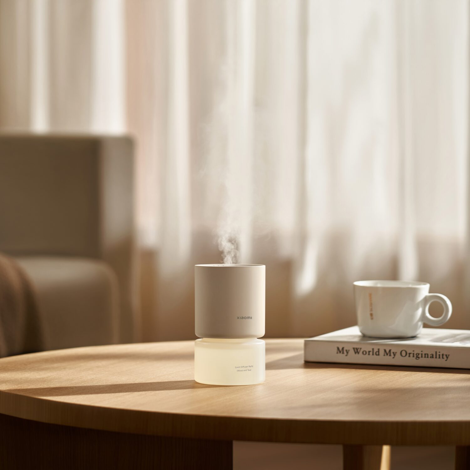 Xiaomi Smart Scent Diffuser (Smart App Control, RGB Ambient Lighting, Motion Sensor, 50-Day Battery) - Stellar Technologies