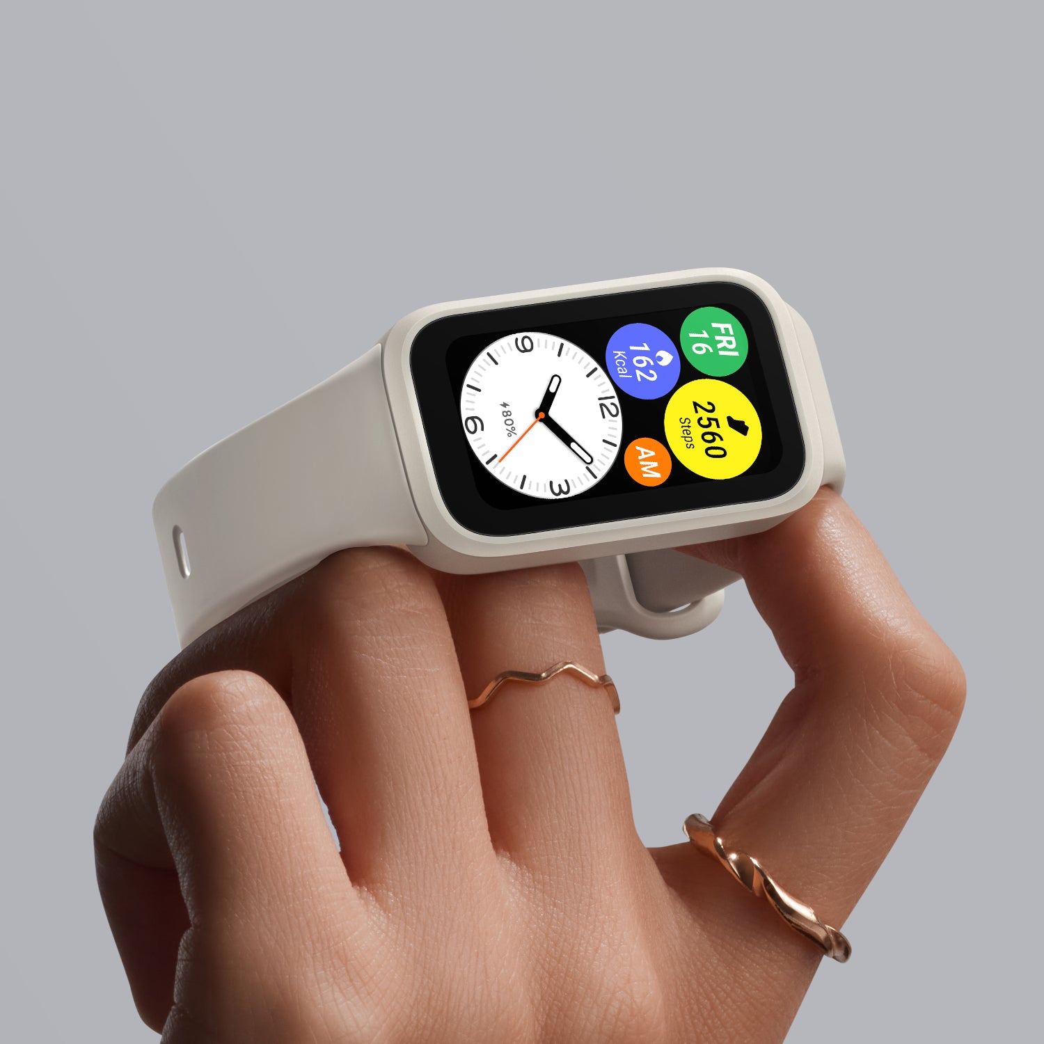 Xiaomi Smart Band 9 Active - Beige White - Stellar Technologies