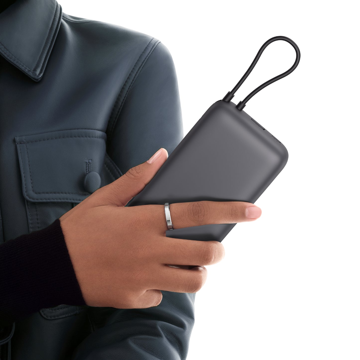 Xiaomi Power Bank 20000mAh (Integrated Cable) - Dark Grey - Stellar Technologies