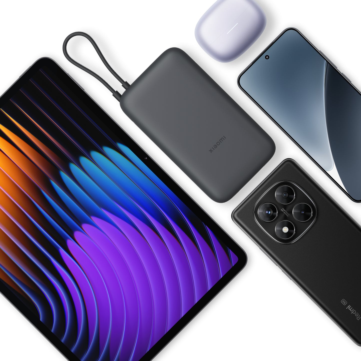 Xiaomi Power Bank 20000mAh (Integrated Cable) - Dark Grey - Stellar Technologies