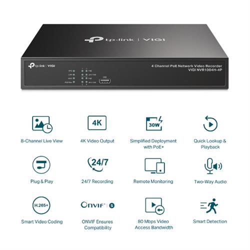 TP LINK 14Channel Network Video Recorder with 14 POE