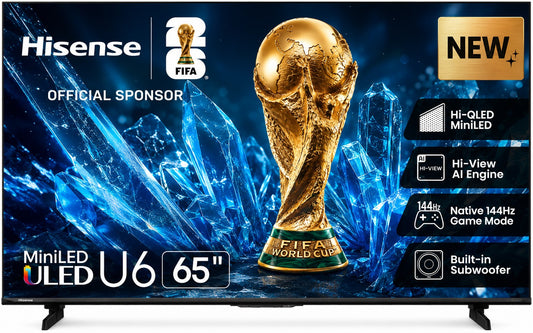 Hisense 65 Inch U6S UHD Mini LED Smart TV