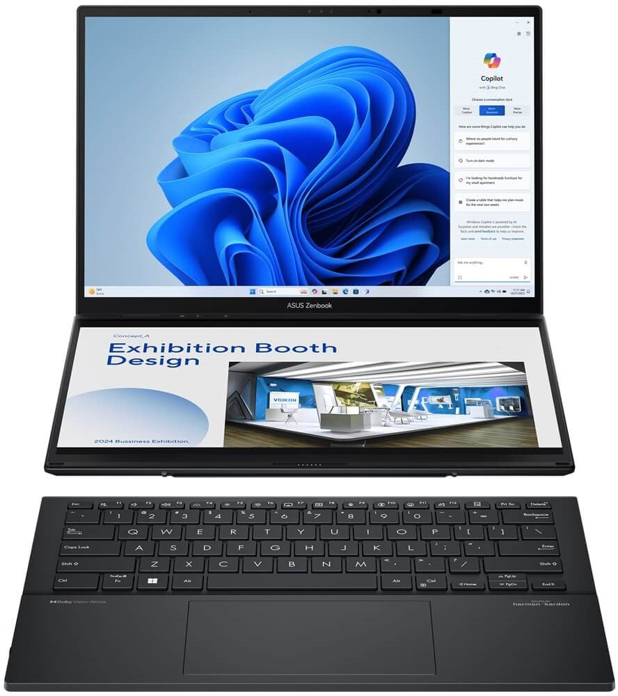 Asus Zenbook DUO UX8406CA Intel Core Ultra 9 Dual Screen Laptop - Stellar Technologies