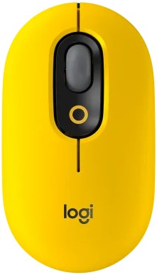Logitech POP Silent Wireless Mouse Yellow