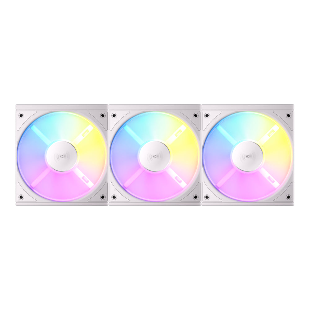 Antec Connect 120 ARGB PWM Fan 3 Pack - White - Stellar Technologies