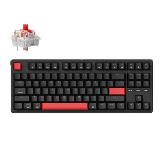 Keychron C3 Pro QMK/VIA 80% Wired Mechanical Keyboard - Red Switch