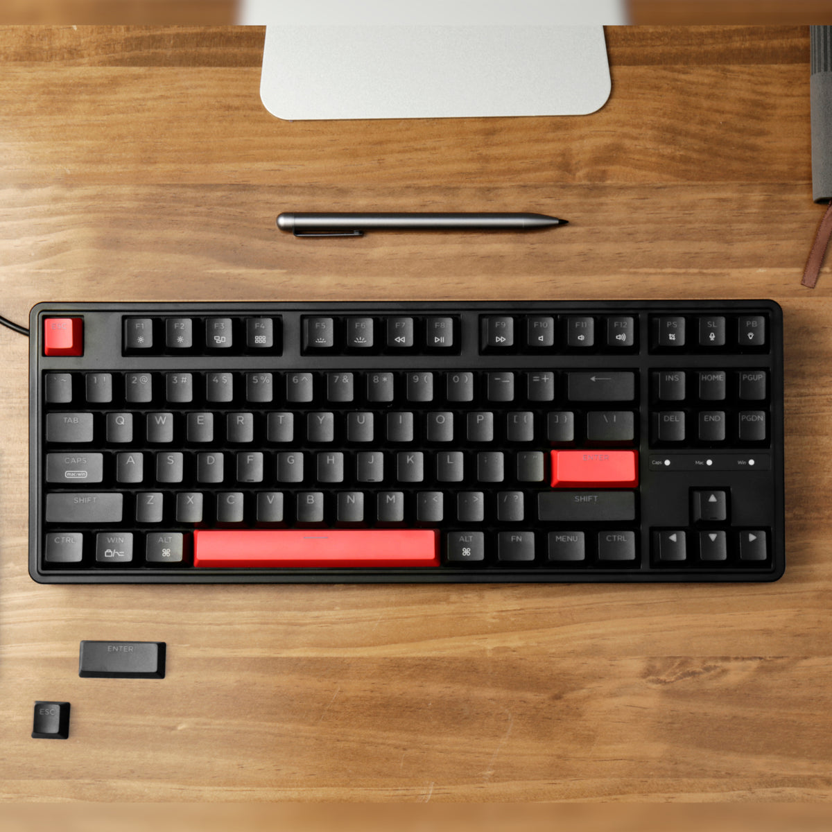 Keychron C3 Pro QMK/VIA 80% Wired Mechanical Keyboard - Red Switch
