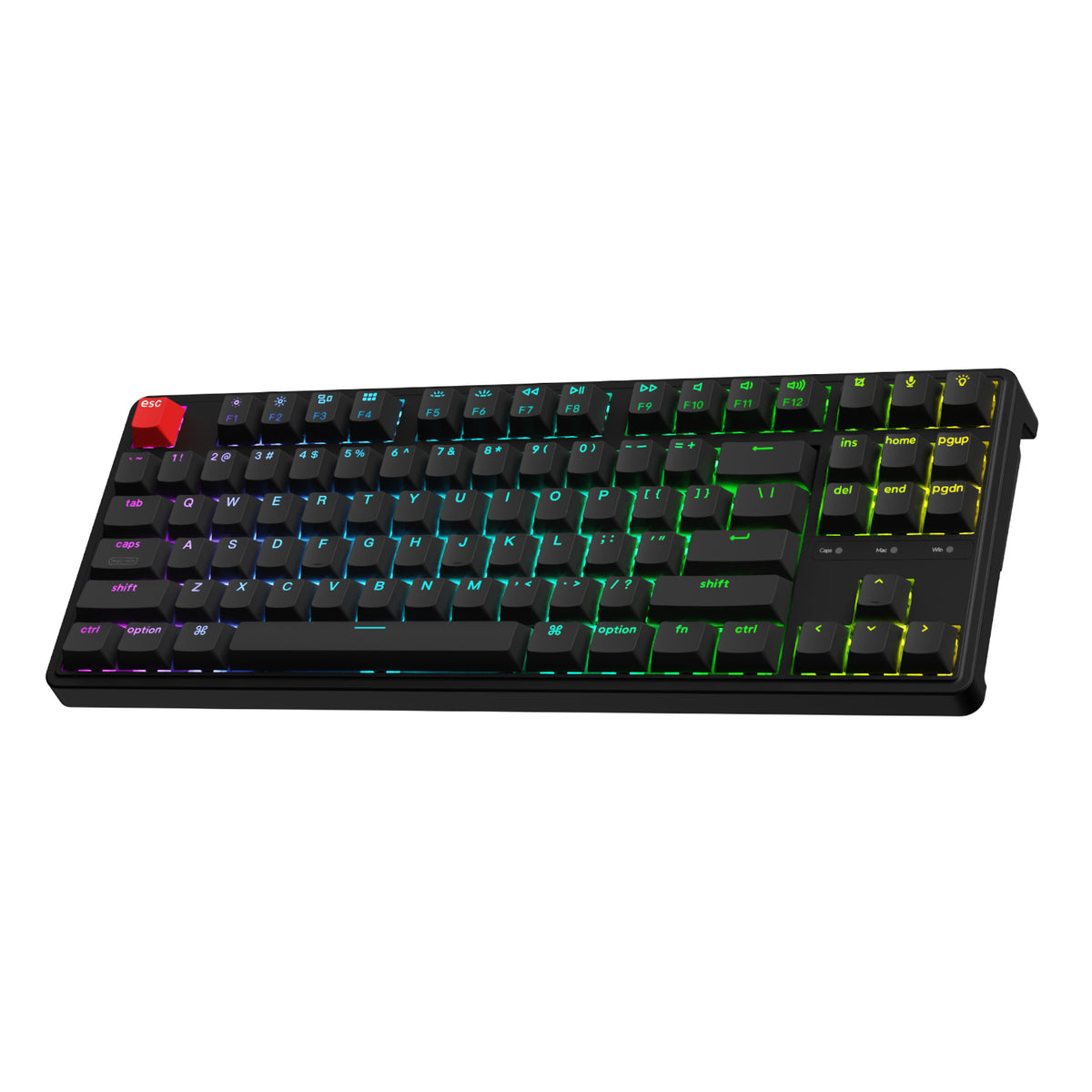 Keychron C3 Pro 8K QMK RGB Wired Mechanical Keyboard - Red Super Switch
