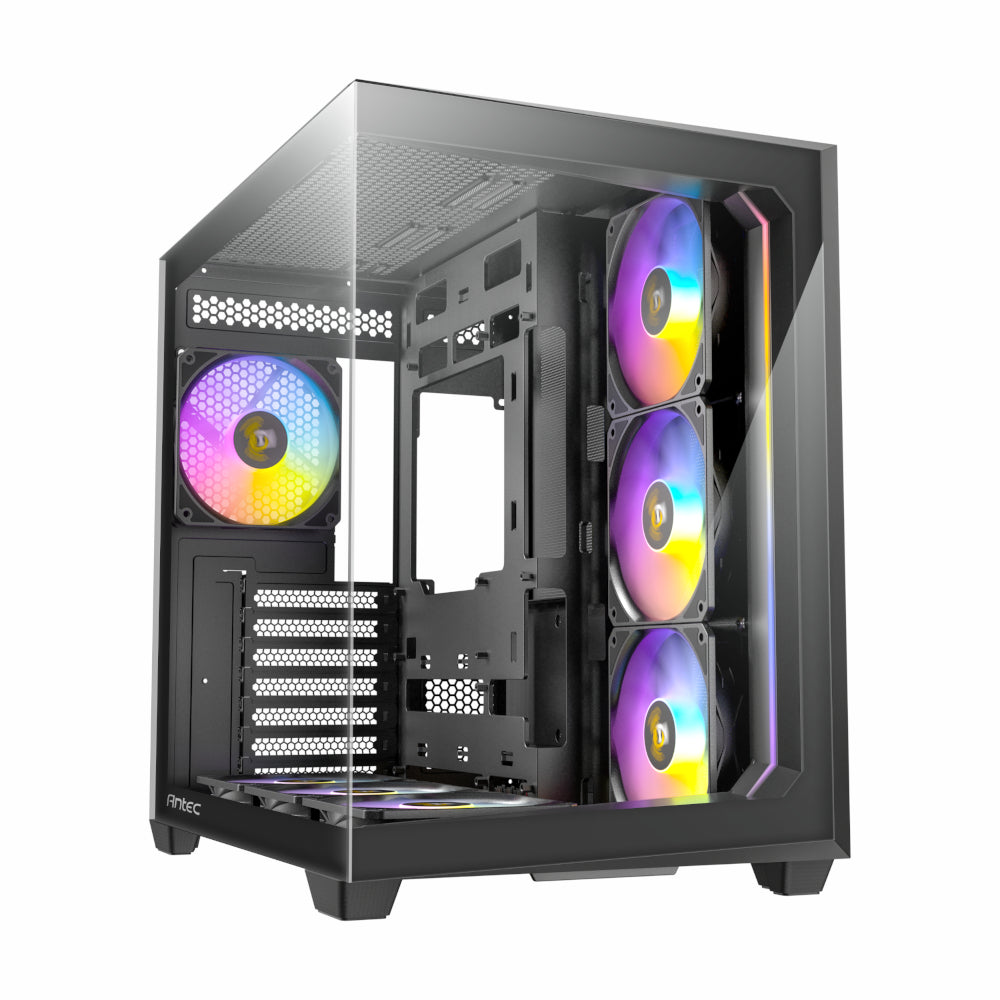 Antec C5 ARGB ATX DUAL Mid Tower Gaming Chassis - Black - Stellar Technologies