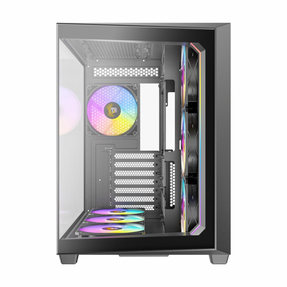 Antec C5 ARGB ATX DUAL Mid Tower Gaming Chassis - Black - Stellar Technologies
