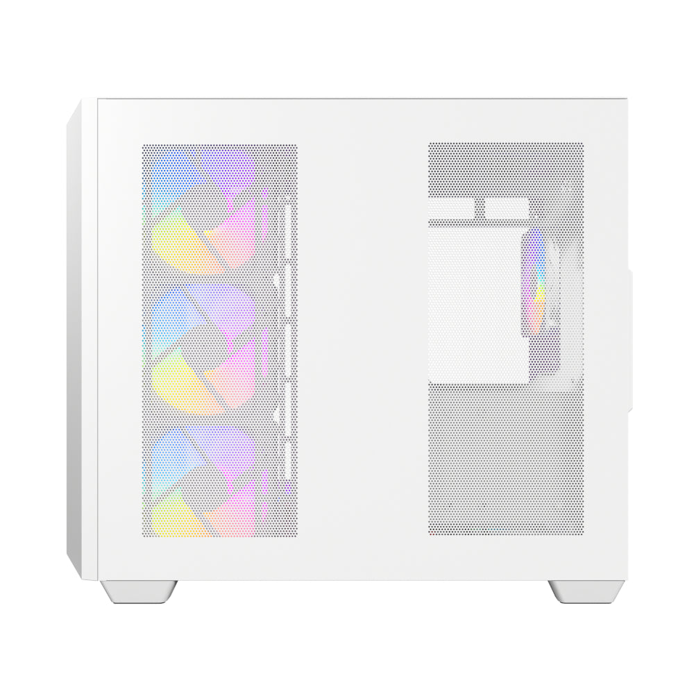 Antec C5 ARGB ATX DUAL Mid Tower Gaming Chassis - White - Stellar Technologies