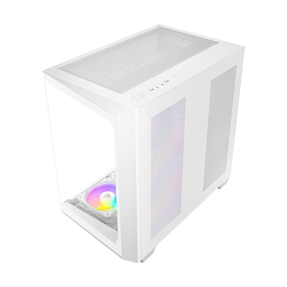 Antec C5 ARGB ATX DUAL Mid Tower Gaming Chassis - White - Stellar Technologies