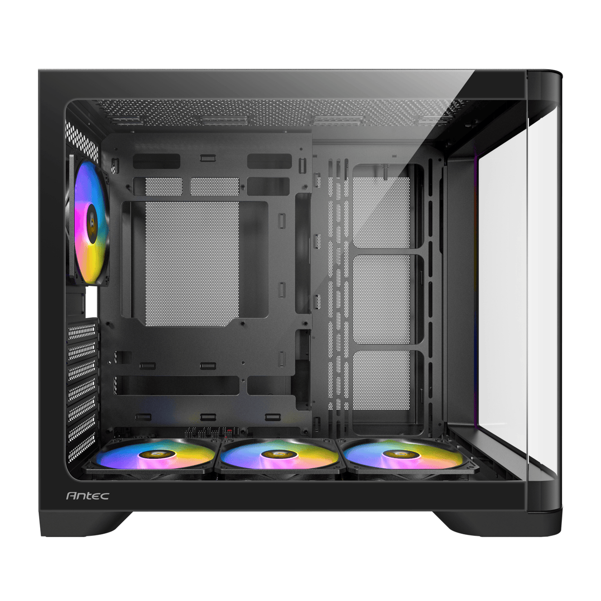 Antec C5 Curve ARGB Dual-Chamber Mid-Tower Gaming Case - Black - Stellar Technologies