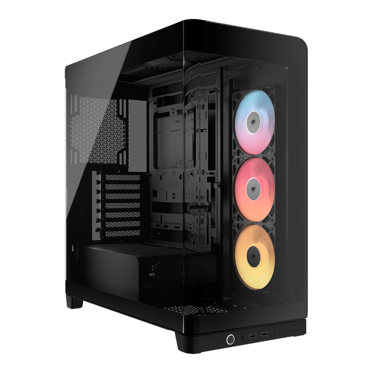 Corsair FRAME 4500X RS-R ARGB Panoramic Glass Mid-Tower PC Case - Black - Stellar Technologies