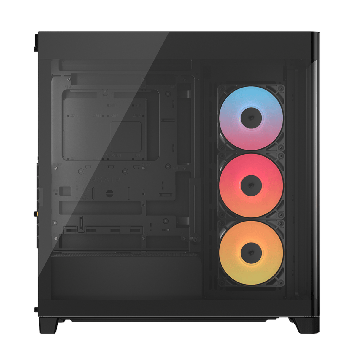 Corsair FRAME 4500X RS-R ARGB Panoramic Glass Mid-Tower PC Case - Black - Stellar Technologies