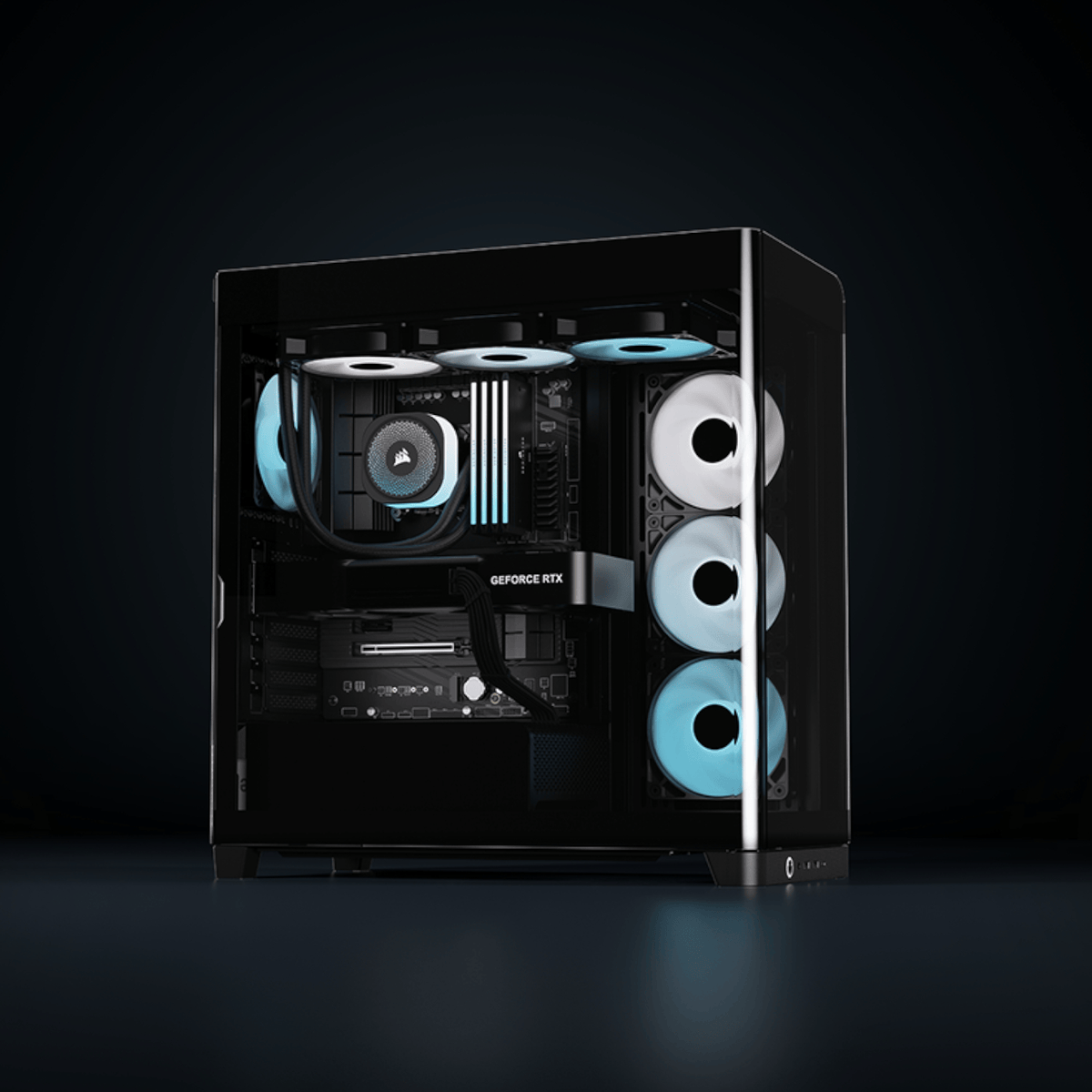 Corsair FRAME 4500X RS-R ARGB Panoramic Glass Mid-Tower PC Case - Black - Stellar Technologies