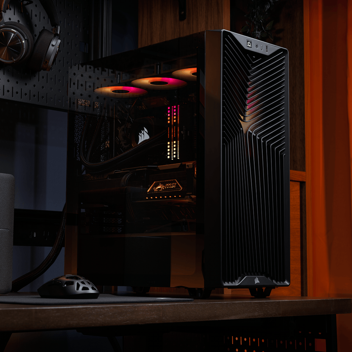 Corsair 3200D RS ARGB Mid-Tower Gaming Chassis - Black - Stellar Technologies