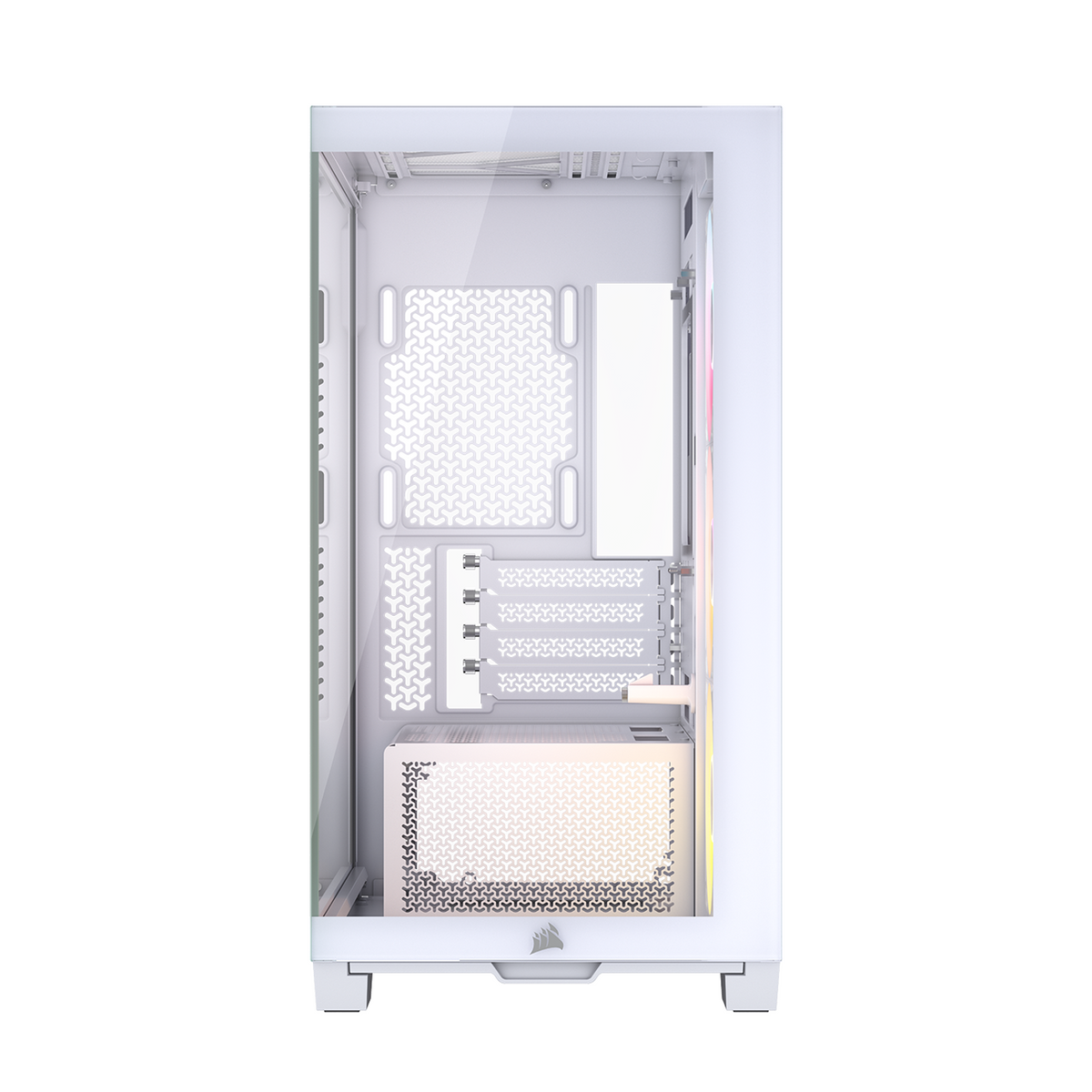 Corsair 2800X RS-R ARGB Micro-ATX PC Case - White - Stellar Technologies