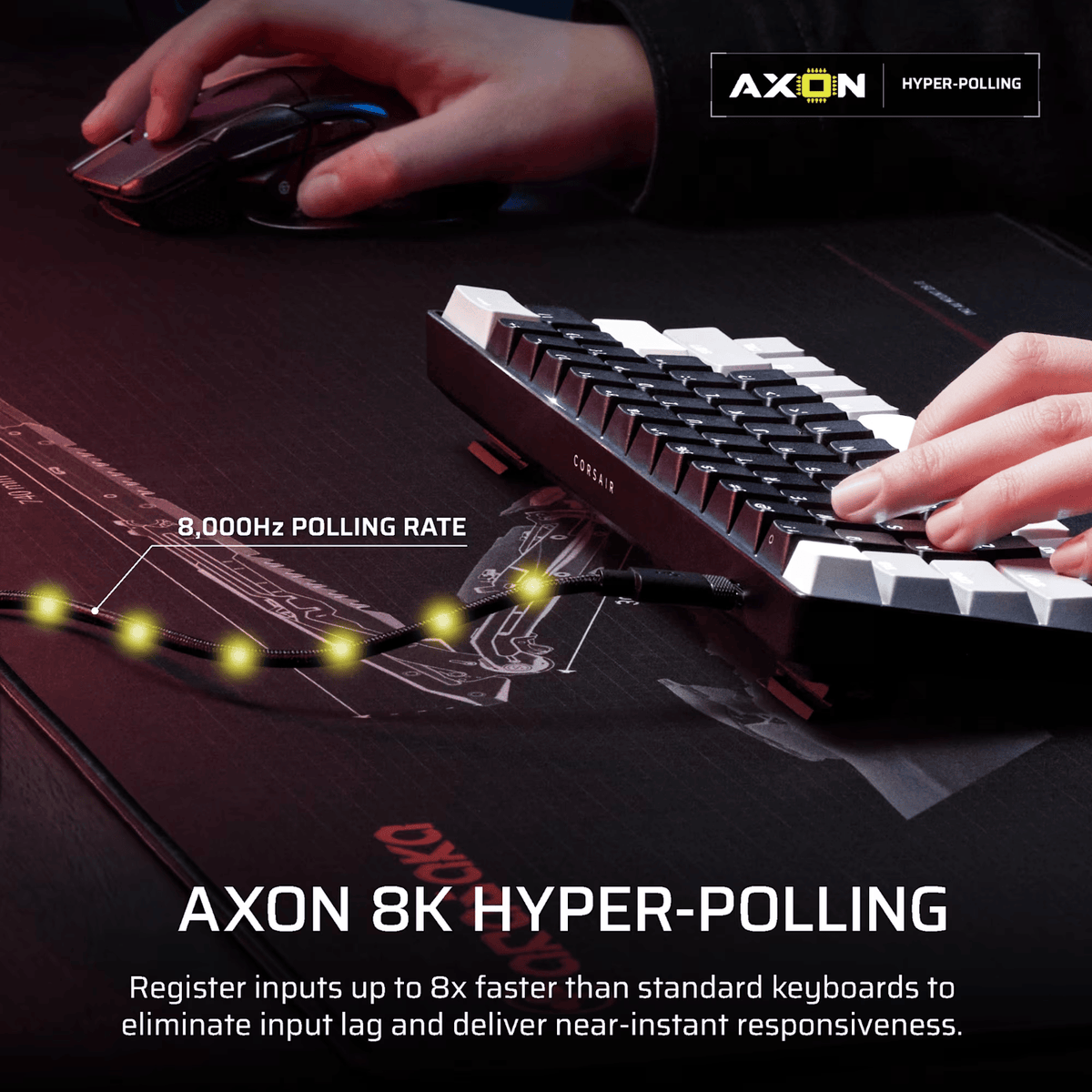 Corsair CLIPPER PRO MINI 60 Hall Effect Gaming Keyboard - Black - Stellar Technologies