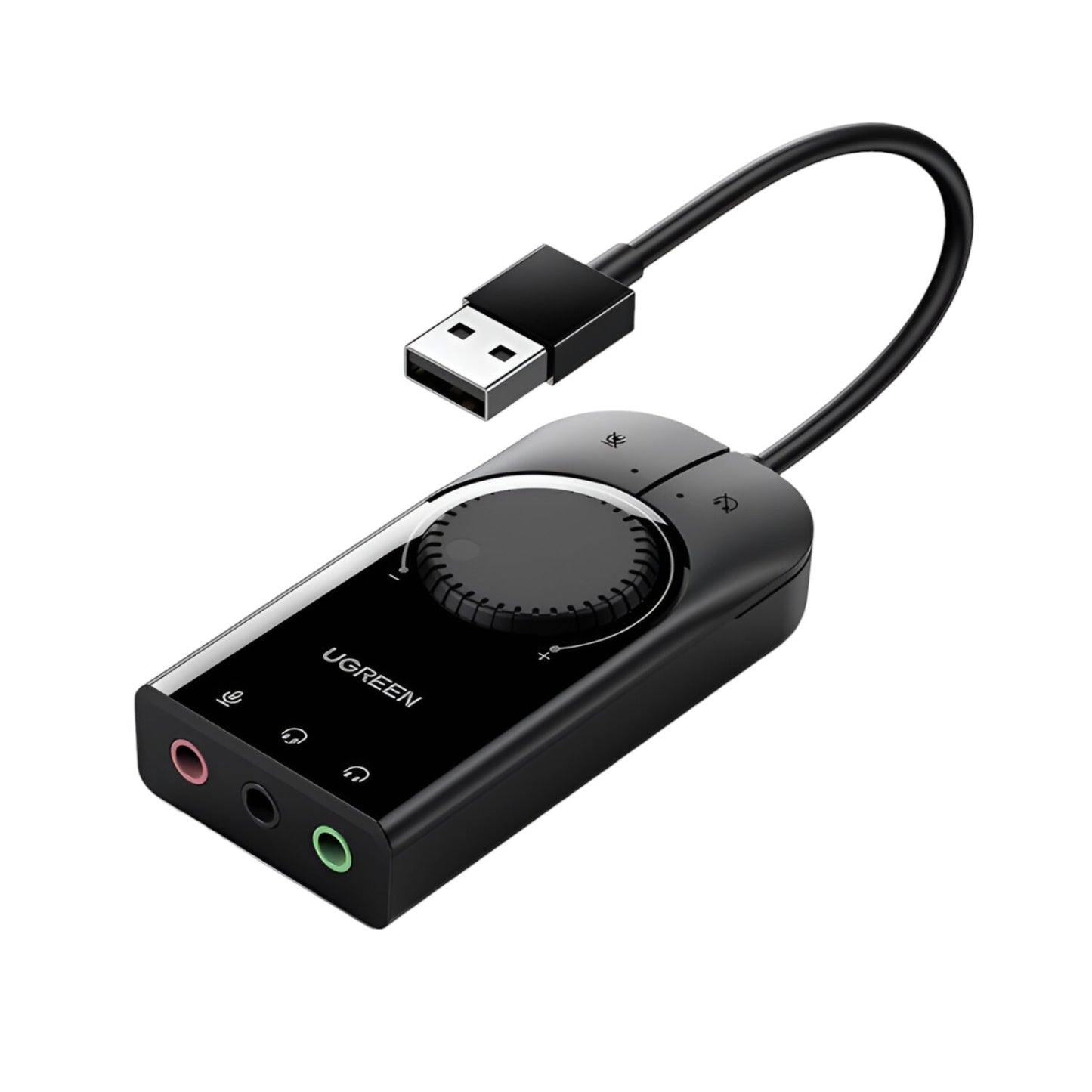 UGREEN CM129-40964 USB-A to 3.5mm External Stereo Sound Adapter - Black - Stellar Technologies