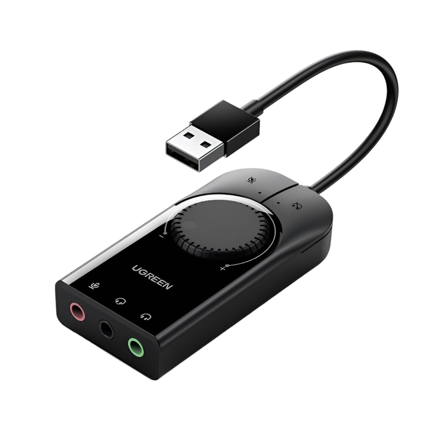 UGREEN CM129-40964 USB-A to 3.5mm External Stereo Sound Adapter - Black - Stellar Technologies