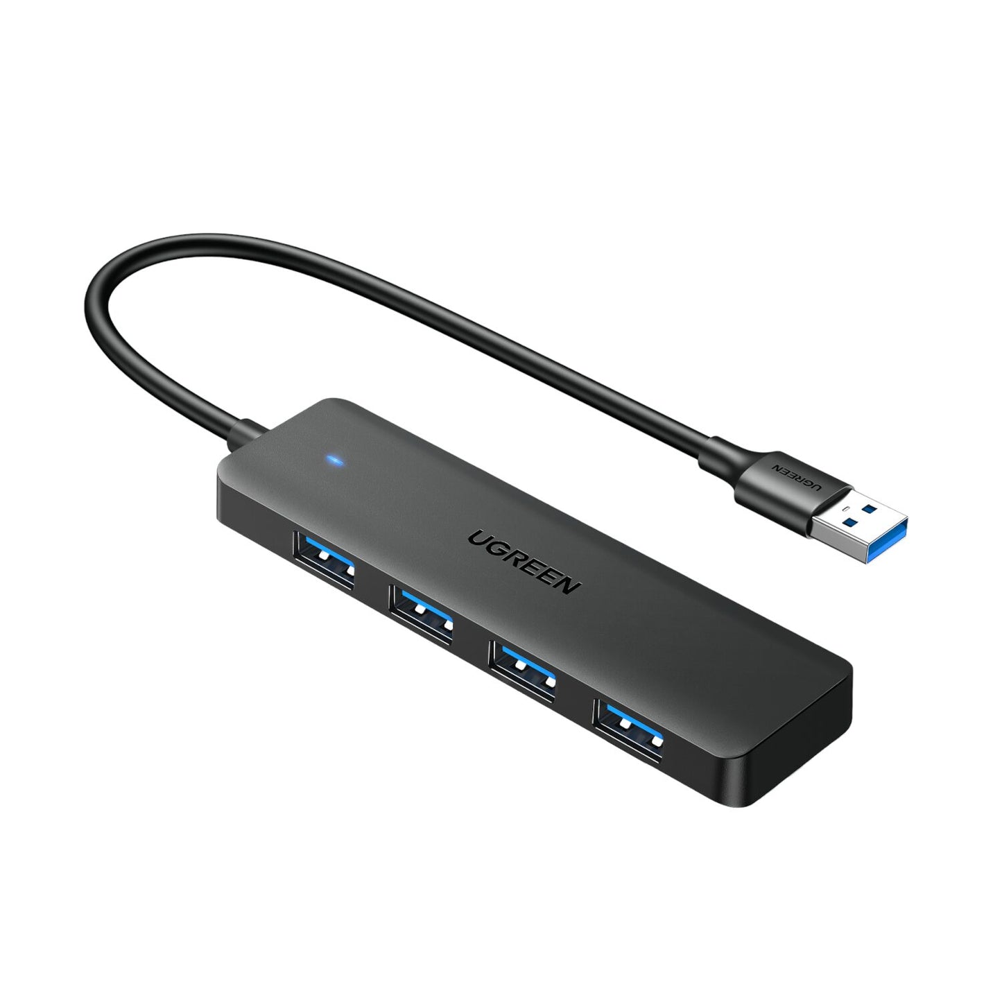 UGREEN 4-in-1 USB 3.0 Hub - High-Speed 5Gbps Data Transfer - Grey - Stellar Technologies