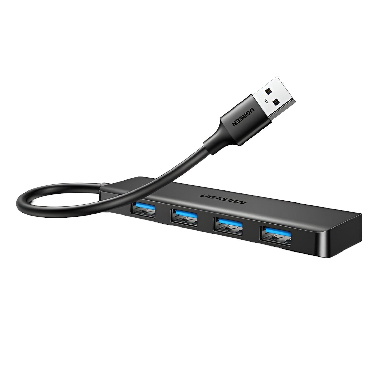 UGREEN 4-in-1 USB 3.0 Hub - High-Speed 5Gbps Data Transfer - Grey - Stellar Technologies