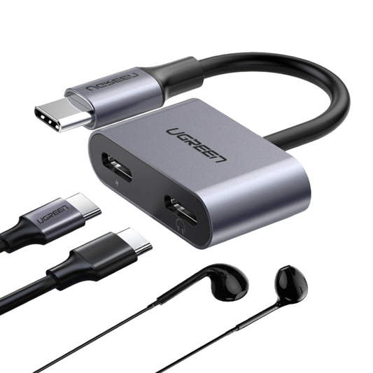 UGREEN USB Type-C Dual Audio and Charging Adapter (15W PD, 2-in-1 Splitter) - Stellar Technologies