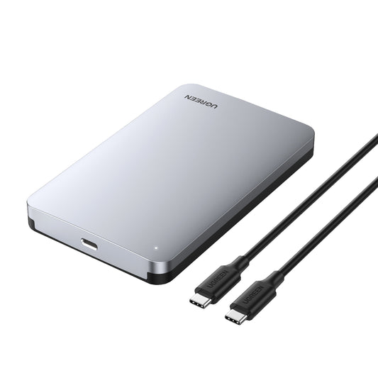 UGREEN CM300 2.5 inch USB Type-C Hard Drive Enclosure - Silver - Stellar Technologies