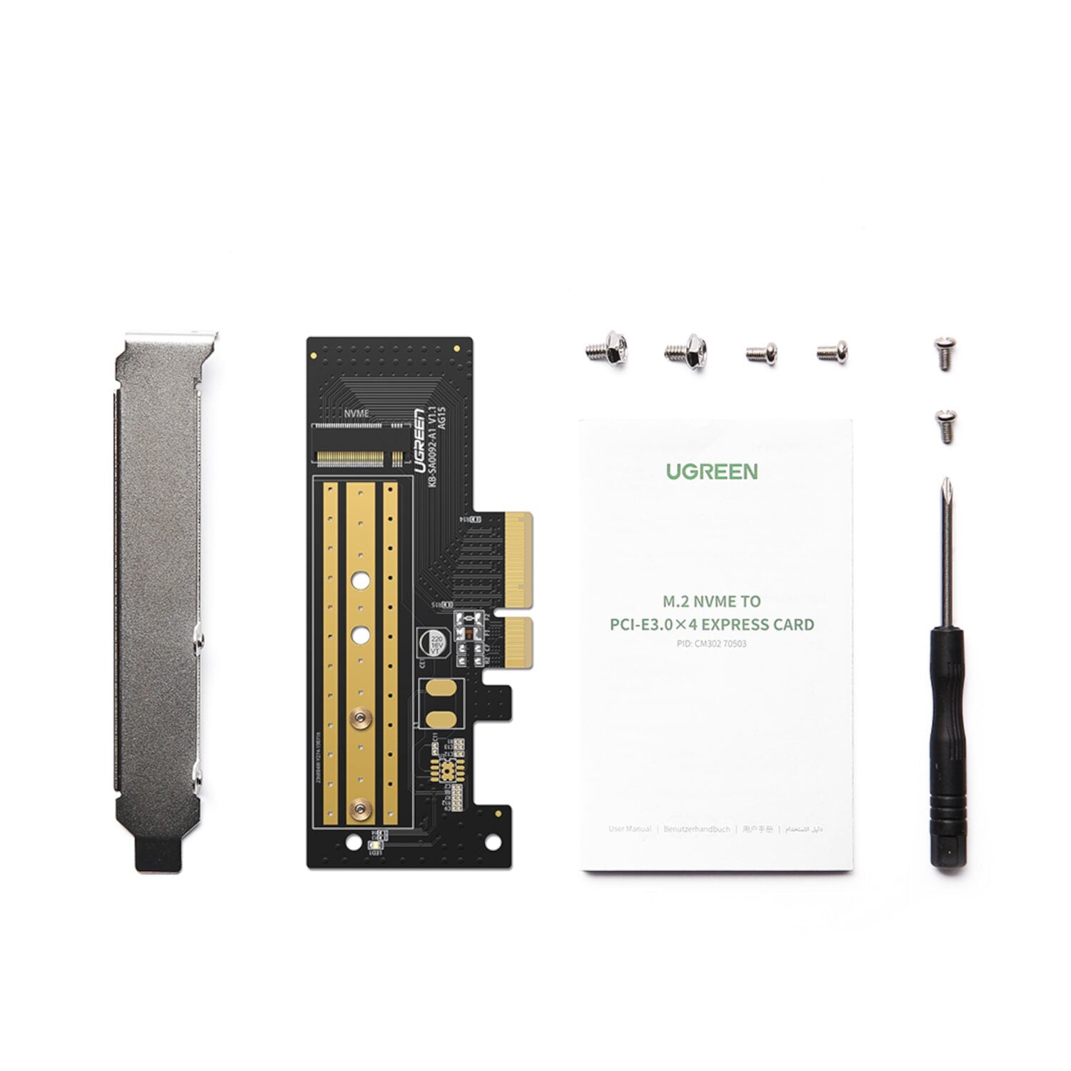 UGREEN CM302 M.2 NVME to PCI-E3.0X4 Express Card - Stellar Technologies
