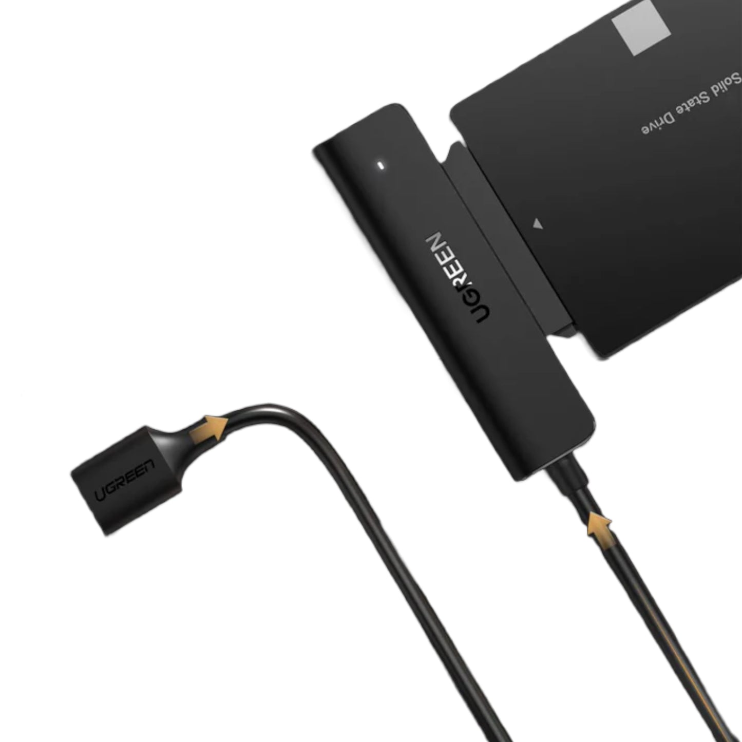 UGREEN CM321 USB-A 3.0 to 2.5" SATA Converter-Black - Stellar Technologies