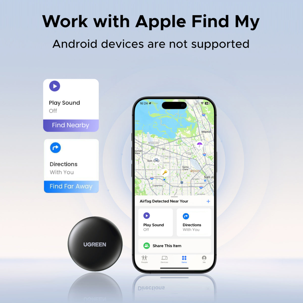 UGREEN FineTrack Mini Smart Finder for Apple Devices - Stellar Technologies