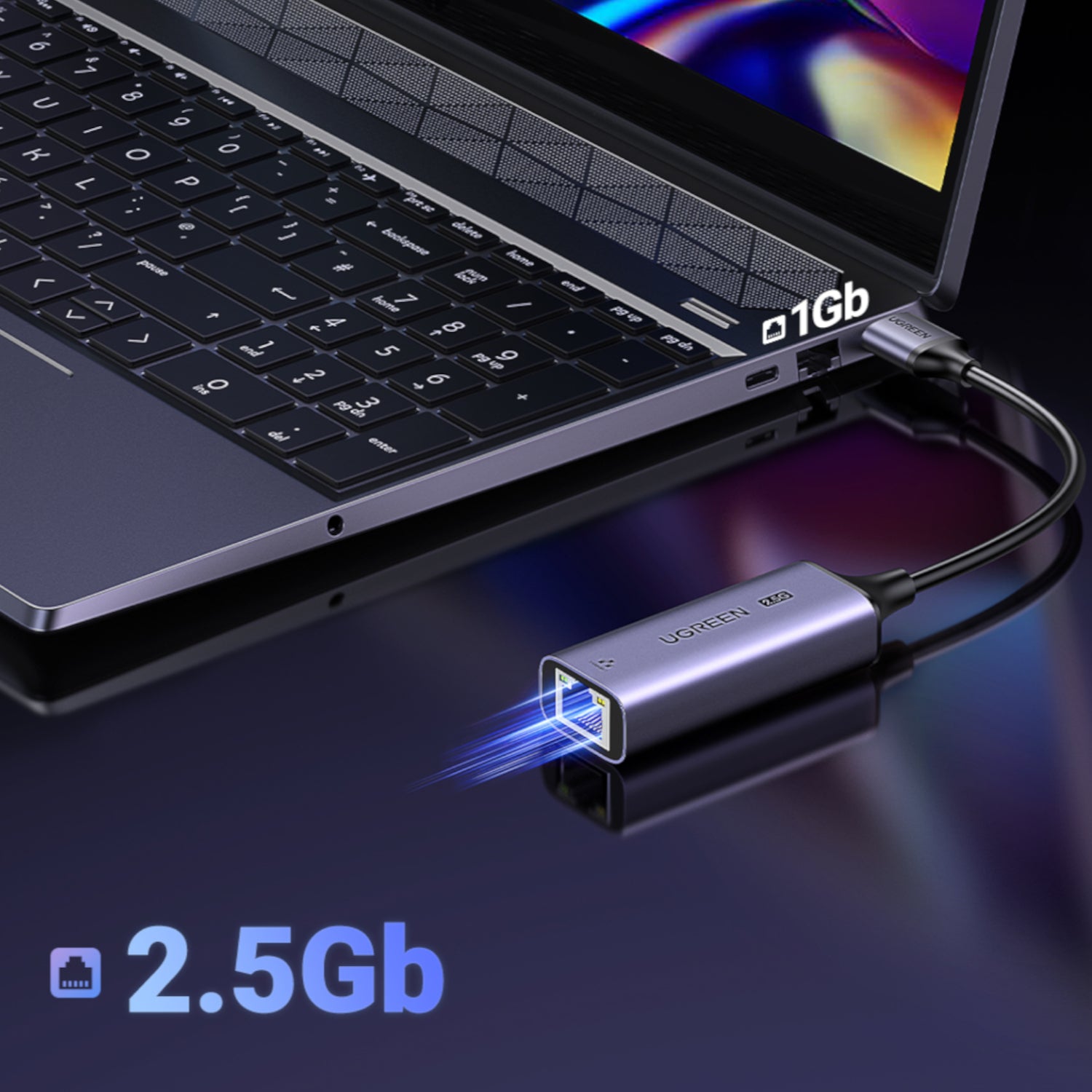 UGREEN USB-A 3.2 Gen 1 to 2.5G Ethernet Adapter - Stellar Technologies
