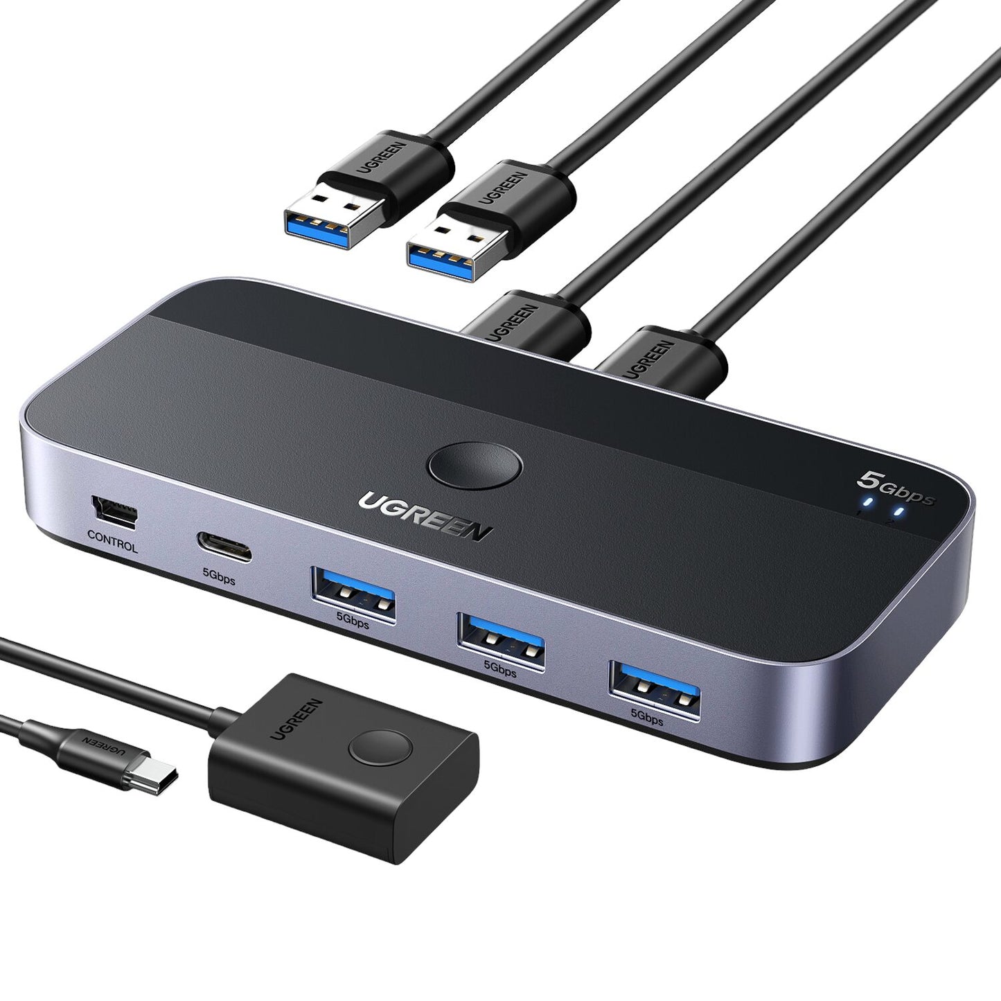 UGREEN Sharing Switch Box 2-in-4 Out - Stellar Technologies