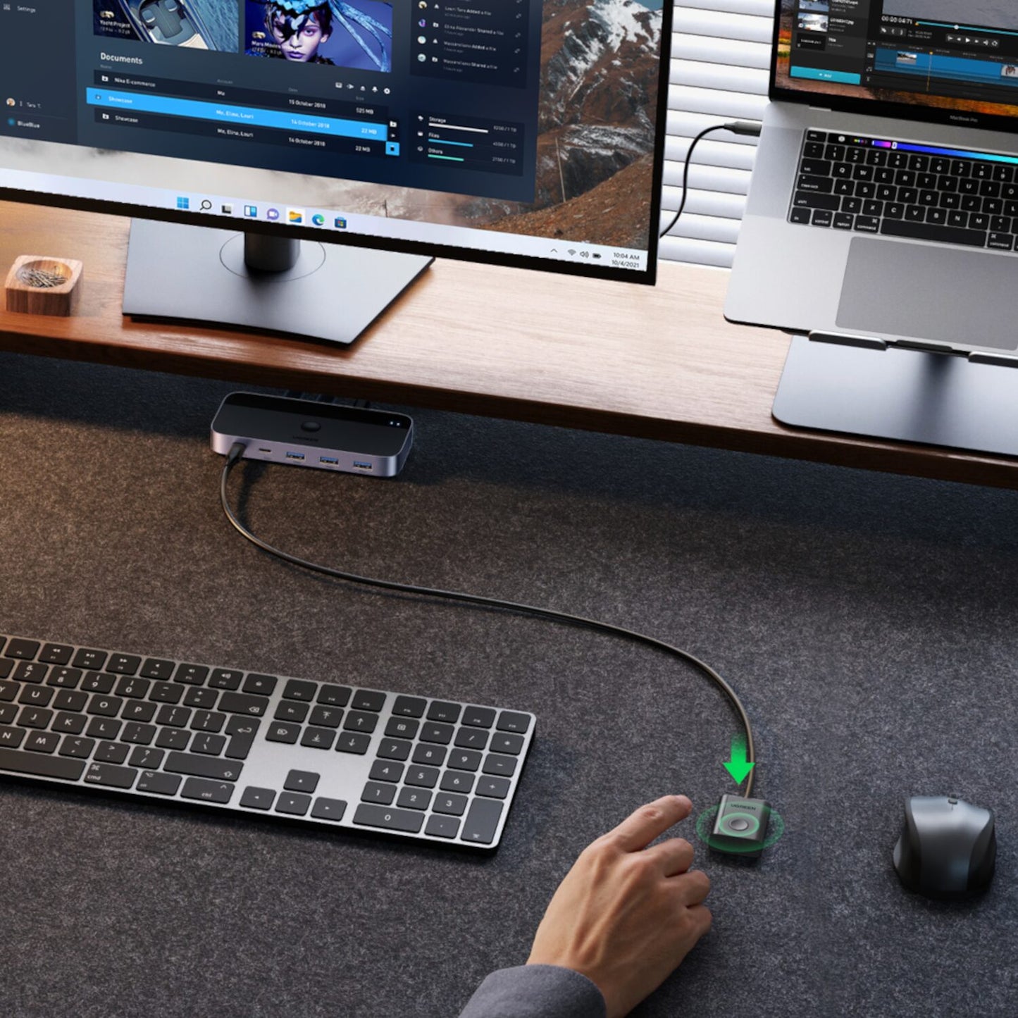 UGREEN Sharing Switch Box 2-in-4 Out - Stellar Technologies