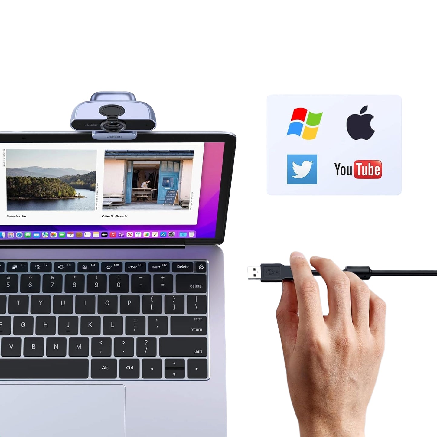 UGREEN USB 1080P Webcam 30fps - Stellar Technologies
