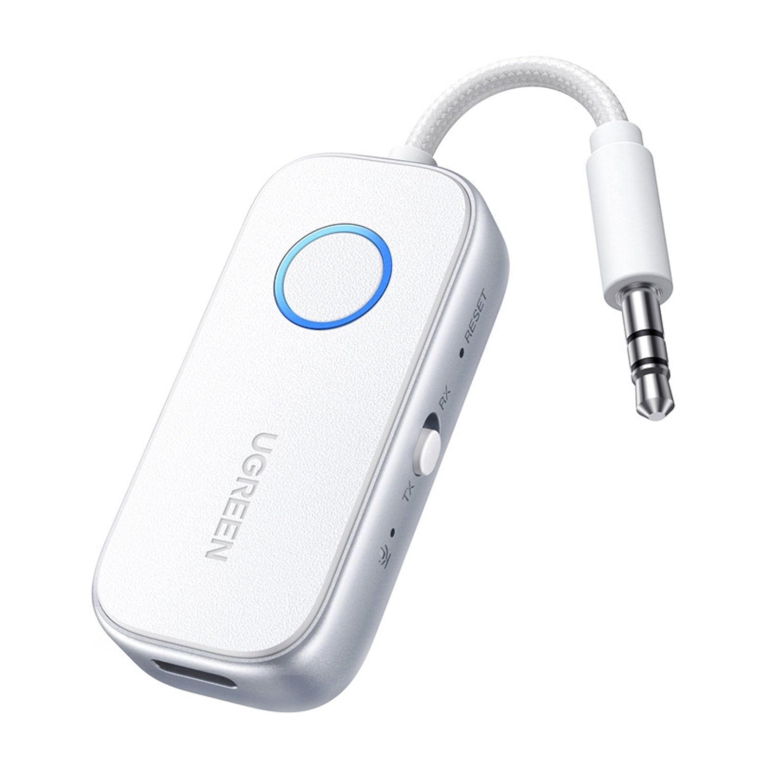 UGREEN 3.5mm Bluetooth 5.4 Audio Receiver/Transmitter - White - Stellar Technologies