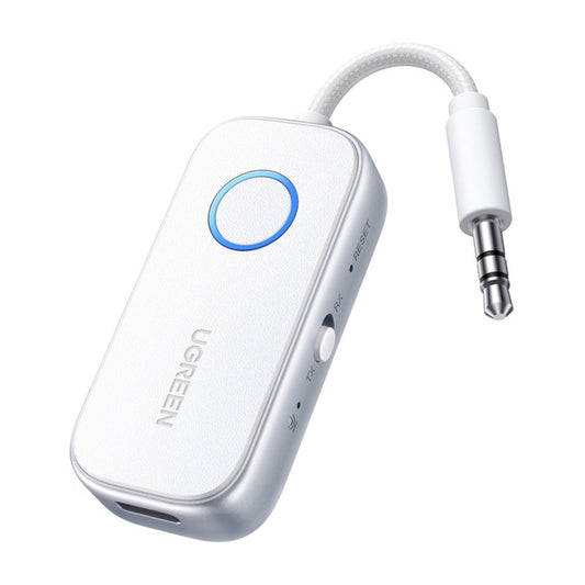 UGREEN 3.5mm Bluetooth 5.4 Audio Receiver/Transmitter - White - Stellar Technologies