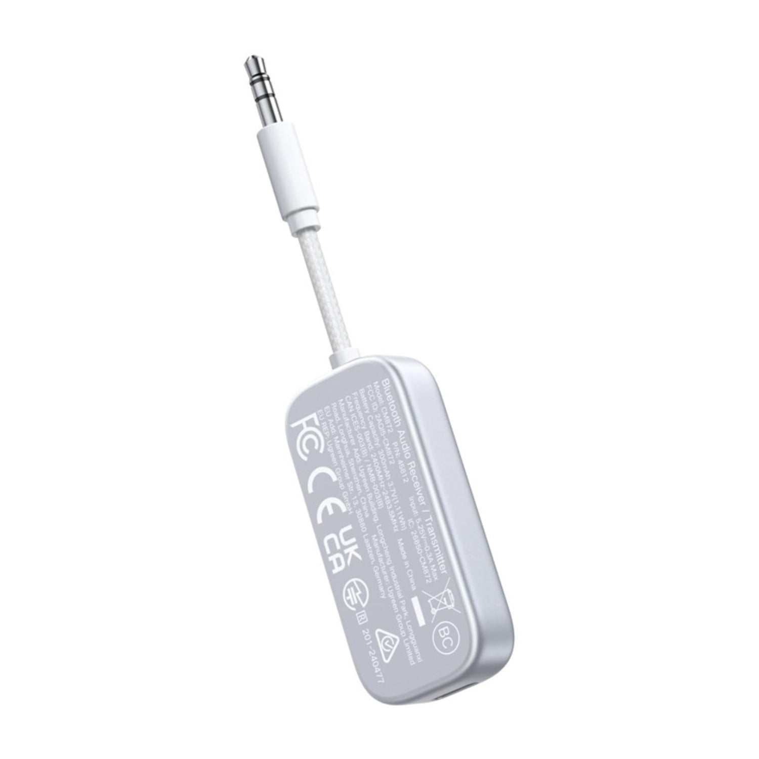 UGREEN 3.5mm Bluetooth 5.4 Audio Receiver/Transmitter - White - Stellar Technologies