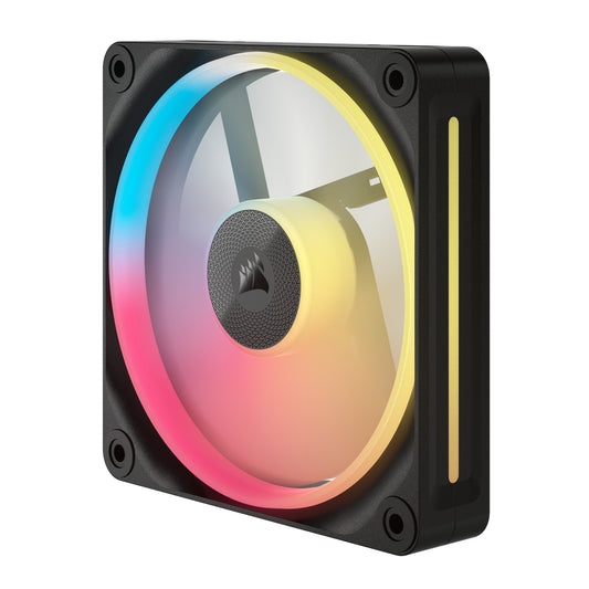 Corsair iCUE LINK LX120-R RGB 120mm PWM Reverse Fan Expansion - Black - Stellar Technologies