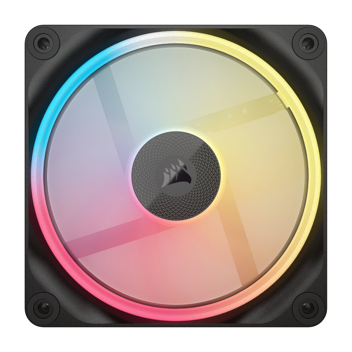 Corsair iCUE LINK LX120-R RGB 120mm PWM Reverse Fan Expansion - Black - Stellar Technologies