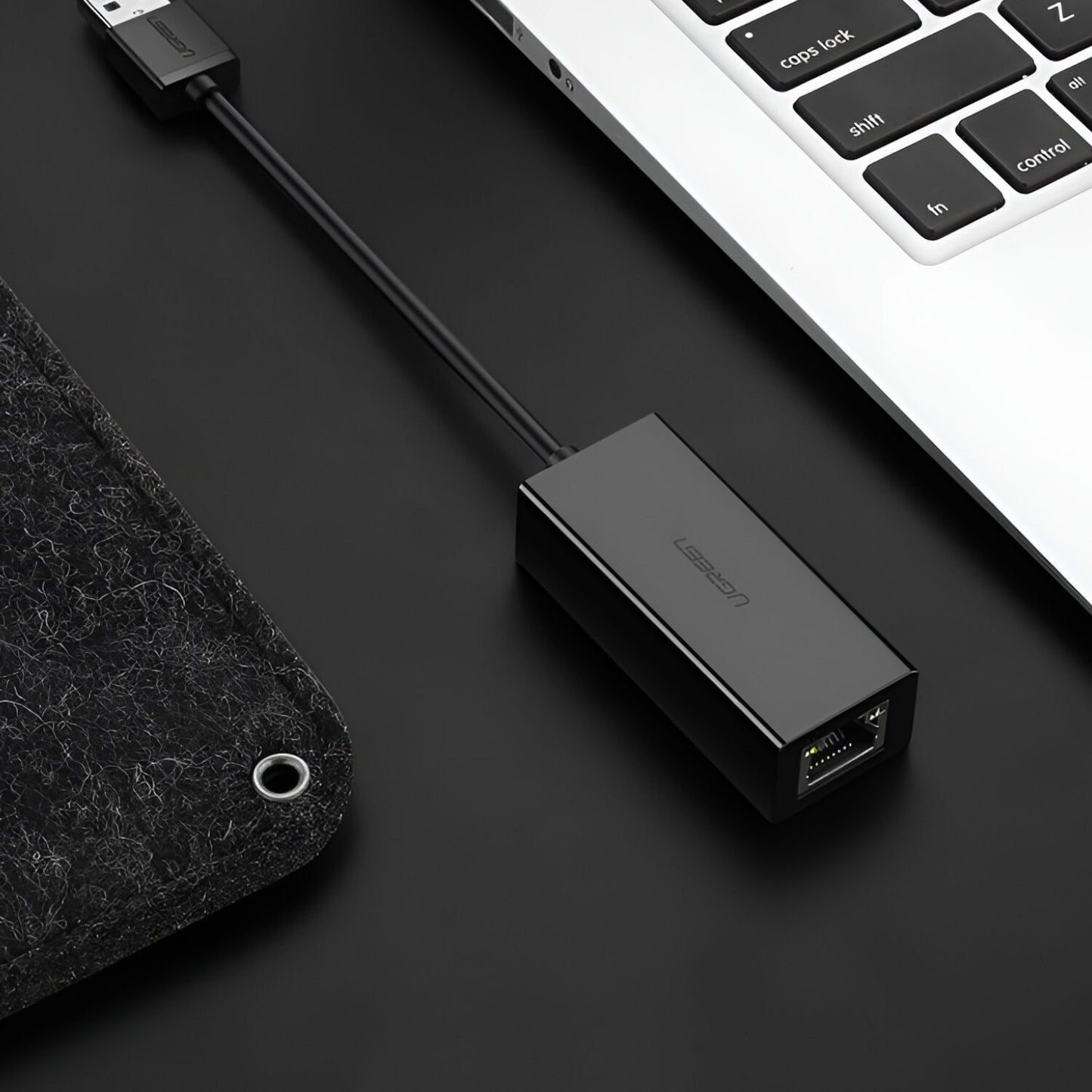 UGREEN CM111 USB3.0 to RJ5 Gigabit Ethernet Adapter - Black - Stellar Technologies