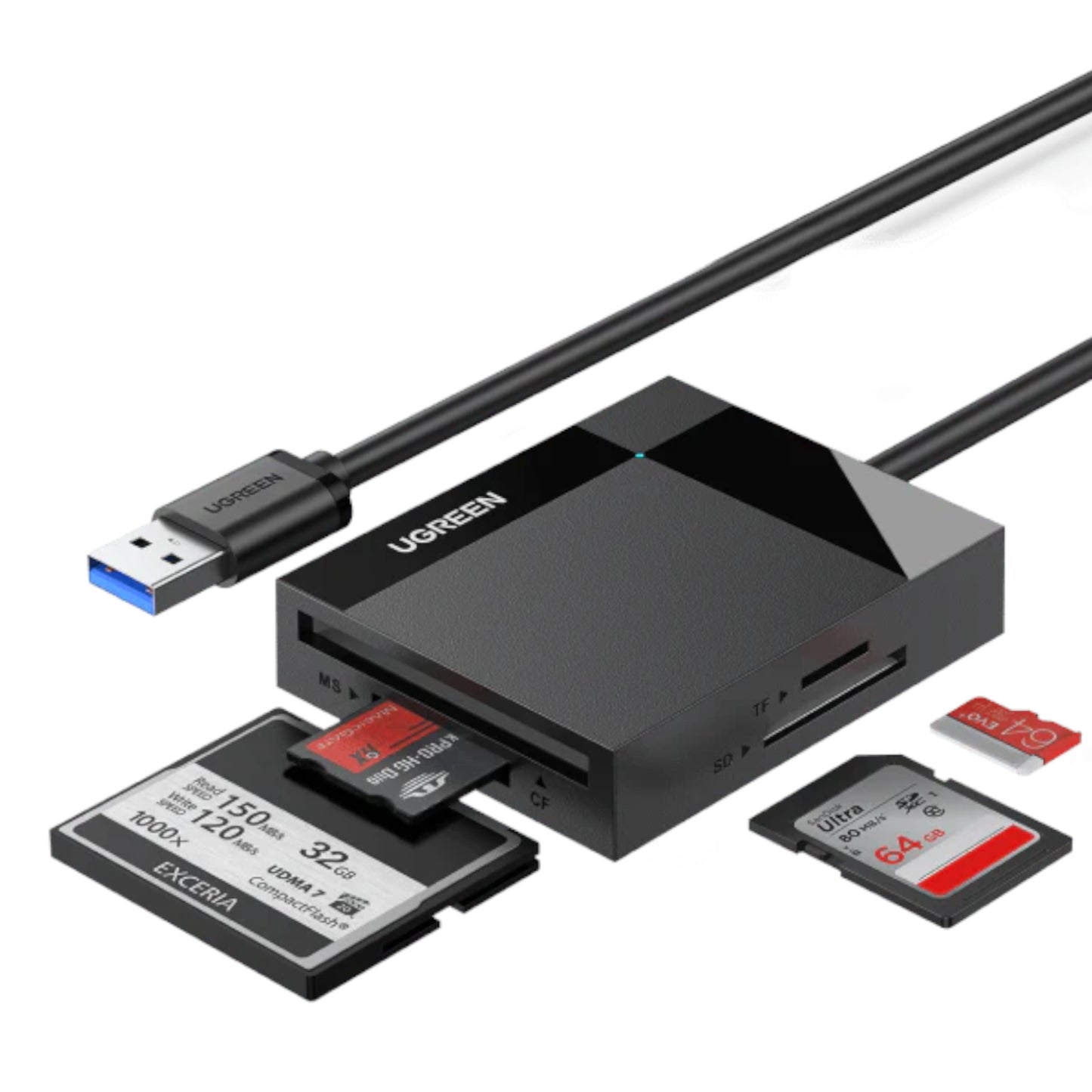 UGREEN 4-in-1 USB 3.0 Card Reader - Stellar Technologies